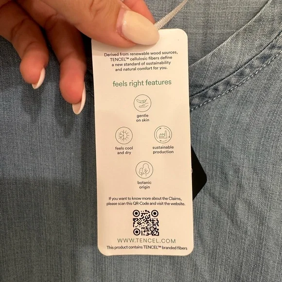 Velvet Heart Denim Dress NWT - Picture 4 of 5